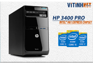 Máy bộ HP 3400 Pro MT Core i3 2100 16G SSD120G D12