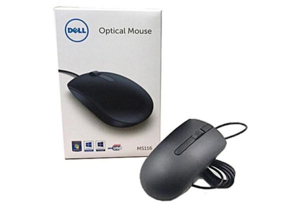 Chuột máy tính Dell MS116 Black USB