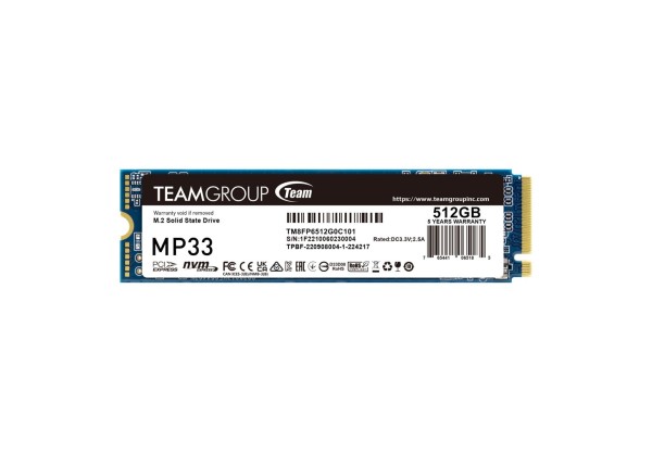 Ổ cứng SSD TeamGroup M2 512GB MP33 PCIe Gen3x4