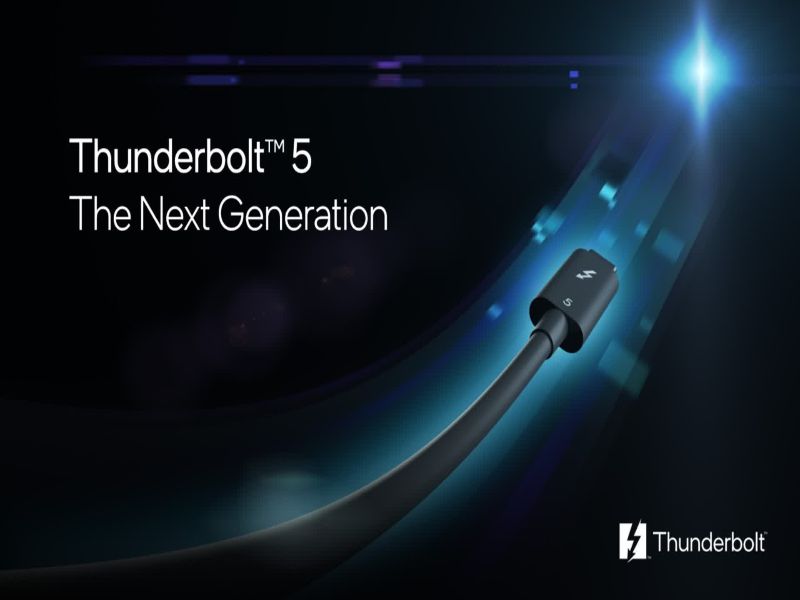 Intel ra mắt Thunderbolt 5 với băng thông lên tới 120Gbps