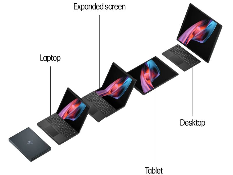 HP Spectre Fold là máy tính xách tay 3 in1 17 inch mỏng nhất và nhẹ nhất